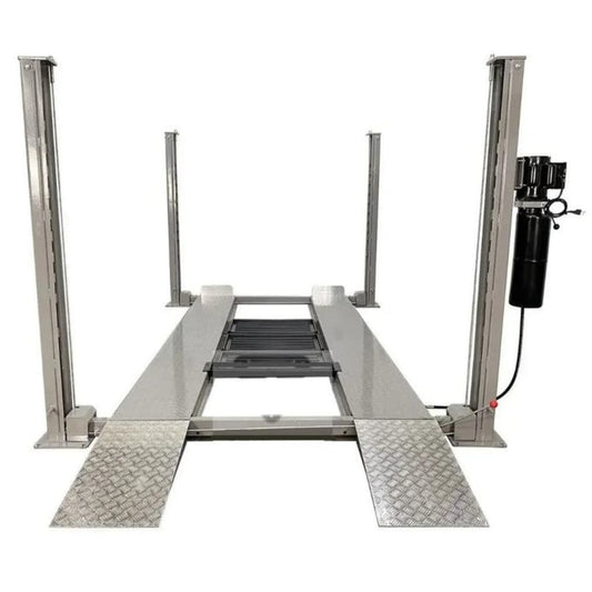 TRIUMPH NSS-8 8000 Lbs 4 Post Storage Service Car Auto Lift Truck Hoist with RJ-5000 Rolling Bridge Jack - Triumph